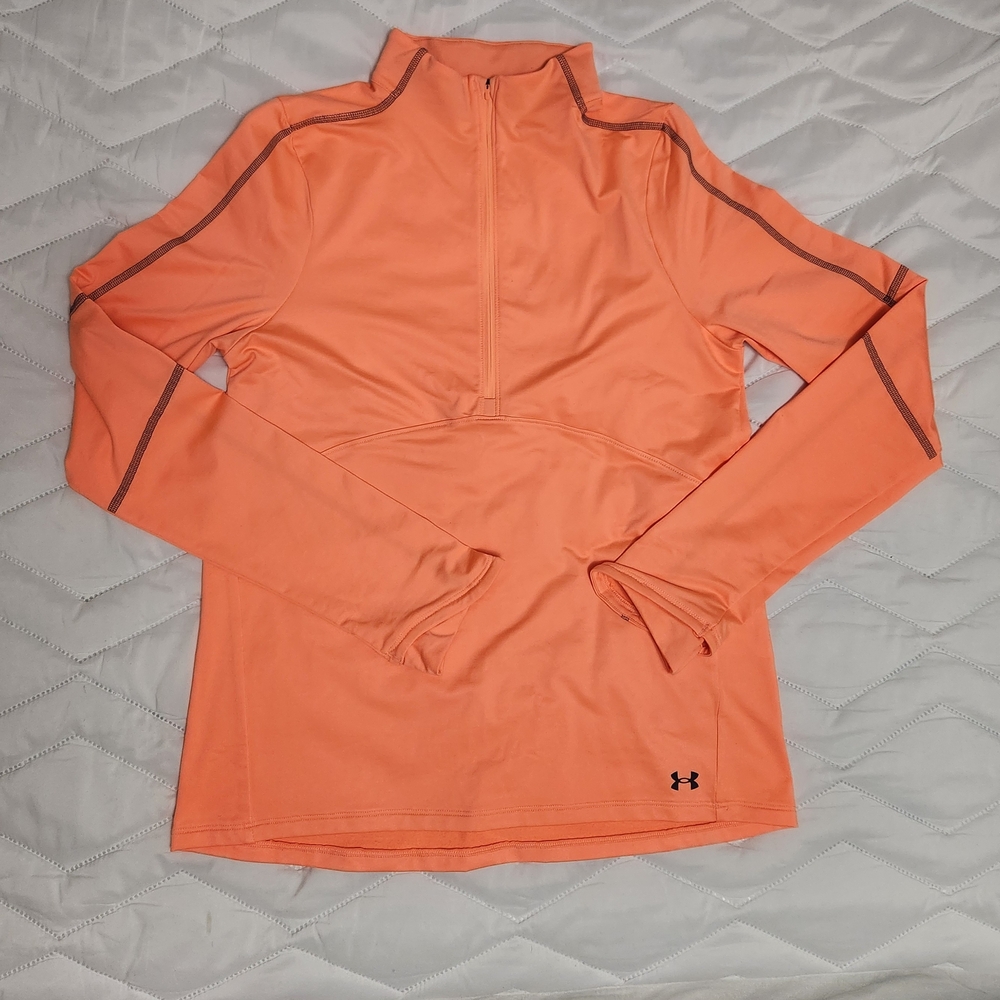 Under Armour Coral Quarter Zip Long Sleeve